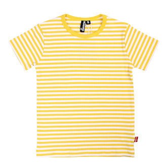Danefæ T-shirt - Danestory - Faded Yellow/Chalk