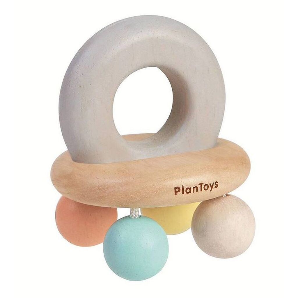 PlanToys Klokke-Rangle - Pastel