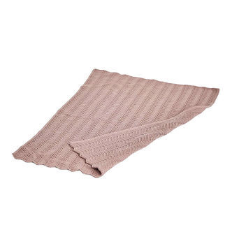 Smallstuff Dukketæppe - Strik - 36x47 cm - Powder