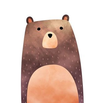 Citatplakat Plakat - B2 - Skovens Bjørn