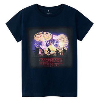Name It T-shirt - NkfDunna Strangerthings - Dark Sapphire