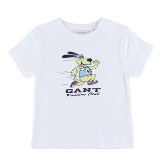 GANT T-shirt - Running Dog - Hvid