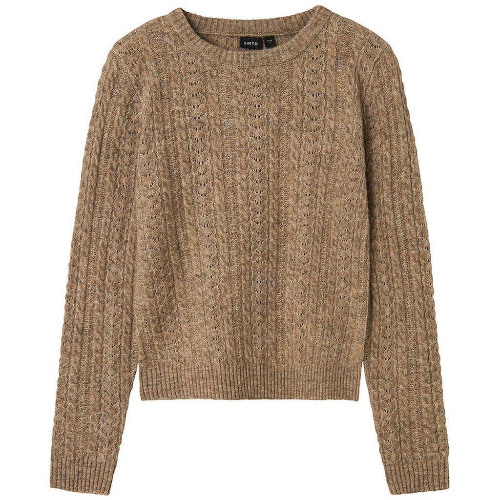 LMTD Bluse - Strik - NlfKave - Sepia Tint