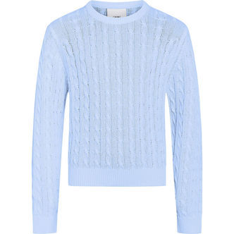 Grunt Bluse - Strik - GrLine - Lyseblå