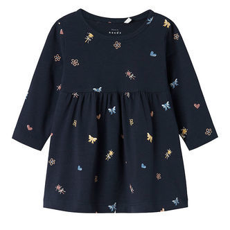 Name It Kjole - NbfVandora - Navy Blazer/Bow and hearts