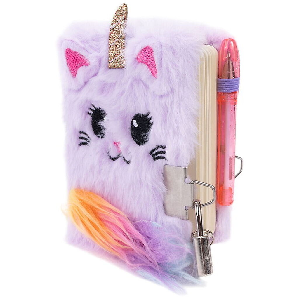 Great Pretenders Dagbog m. Lås & Kuglepen - Caticorn