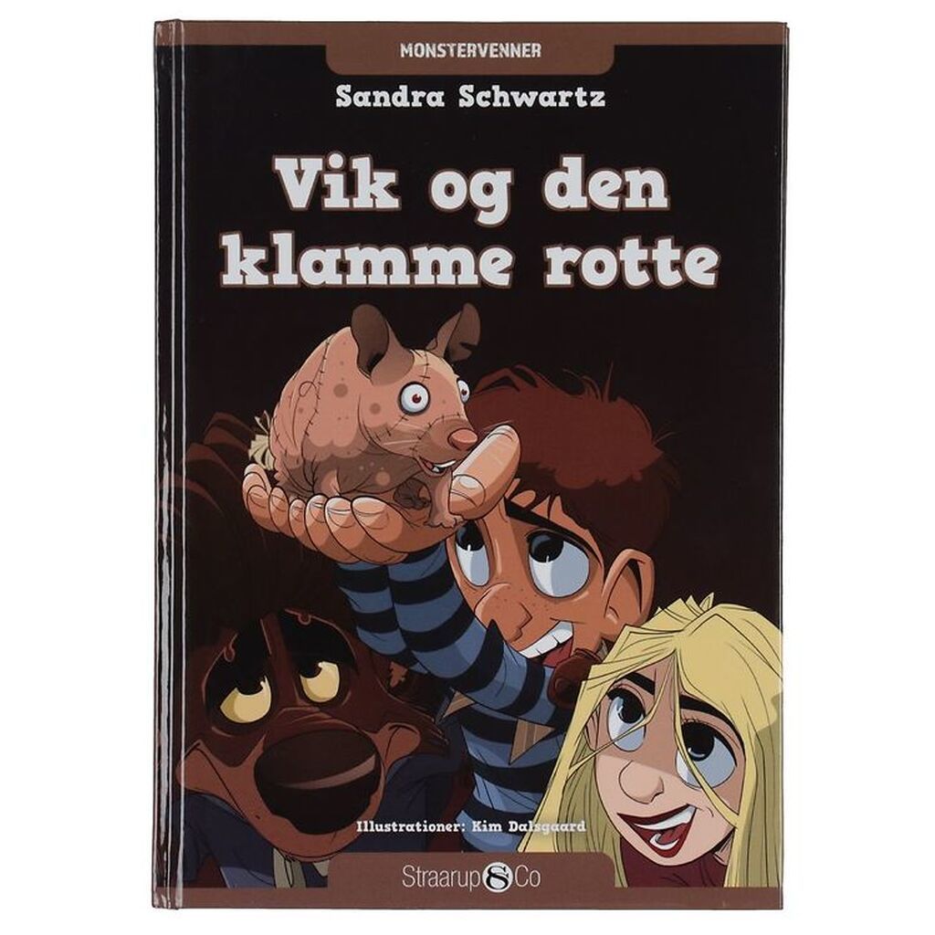 Straarup & Co Bog - Monstervenner 5 - Vik og Den Klamme Rotte