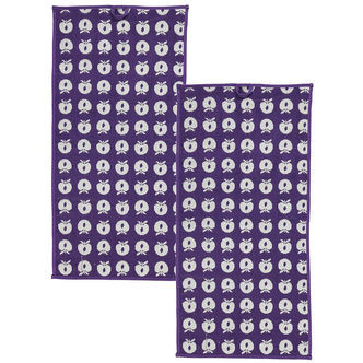 Småfolk Håndklæde - 2-pak - 50x100 - Purple Heart