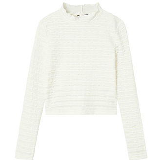 LMTD Bluse - NlfFraja - White Alyssum