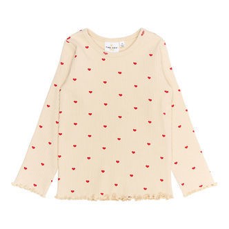 The New Siblings Bluse - Rib - TnstRhea - Gardenia