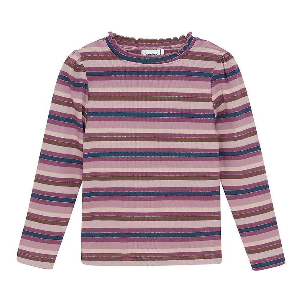 Minymo Bluse - Rib - Rose Brown