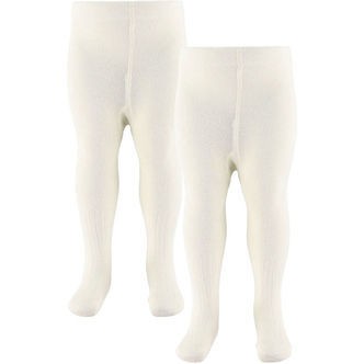 Name It Strømpebukser - Noos - Rib - NknPantyhose - 2-pak - Whit