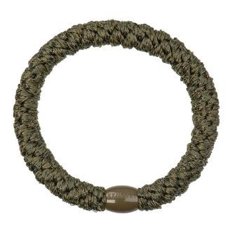 Kknekki Hårelastik - Grøn Glimmer