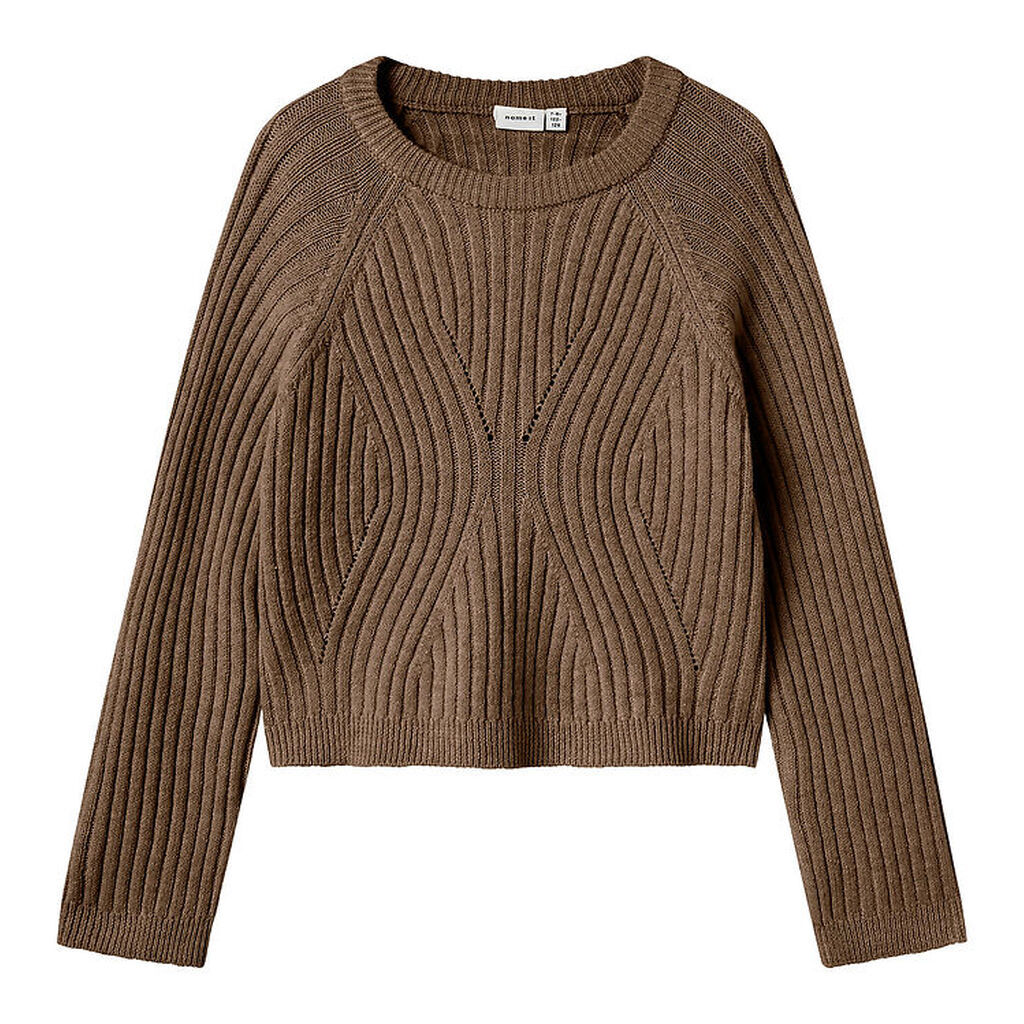 Name It Bluse - Strik - NkfRikine - Coffee Quartz