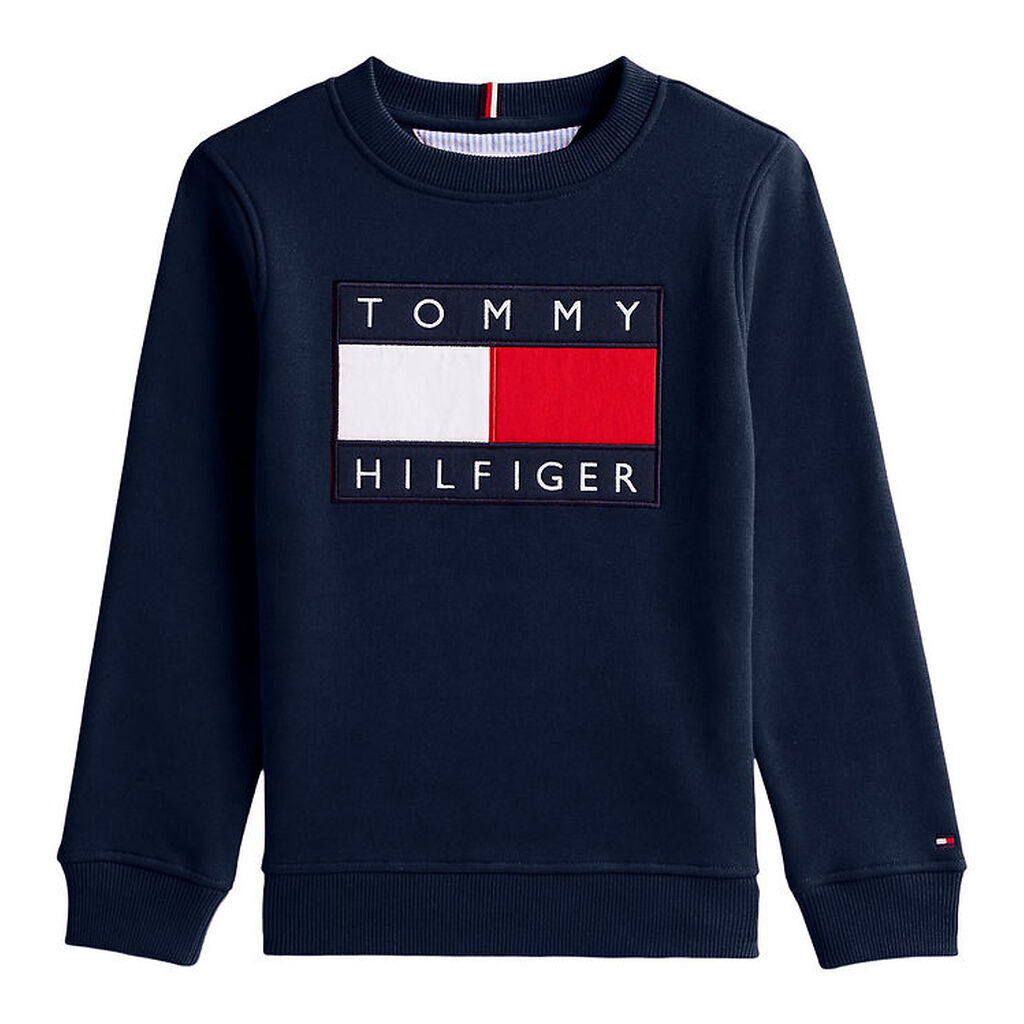 Tommy Hilfiger Sweatshirt - Flag Heritage - Dark Night Navy