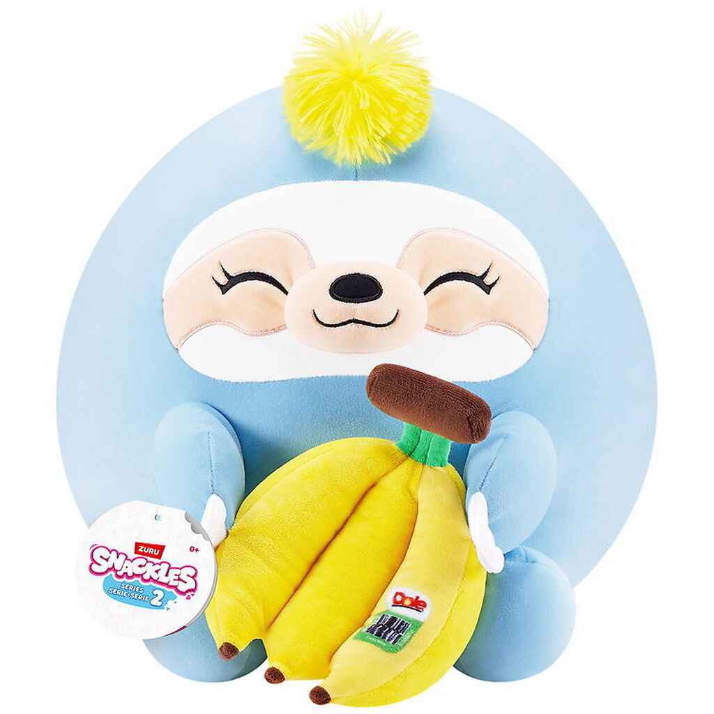 Snackles Bamse - 25 cm - Dovendyret Megan m. Bananer