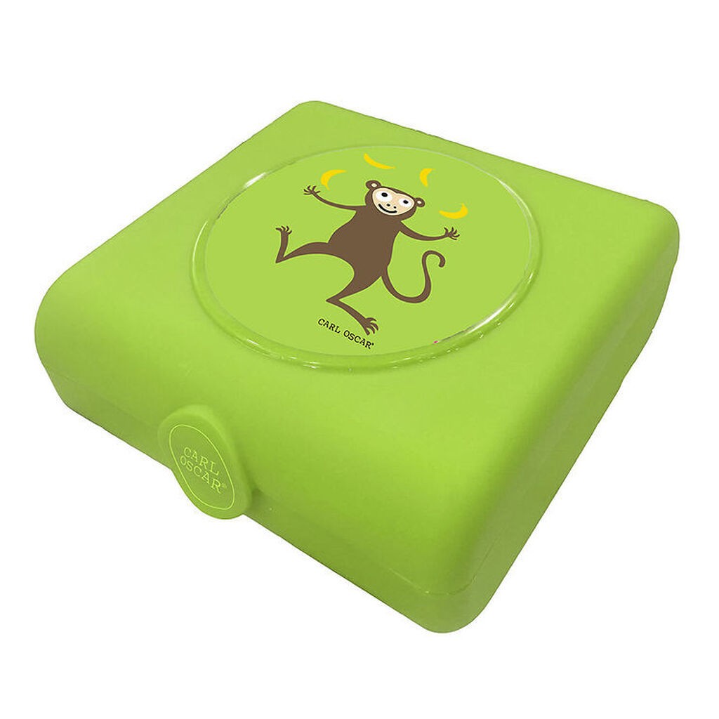Carl Oscar Sandwichboks - 14,5 cm - Lime m. Abe