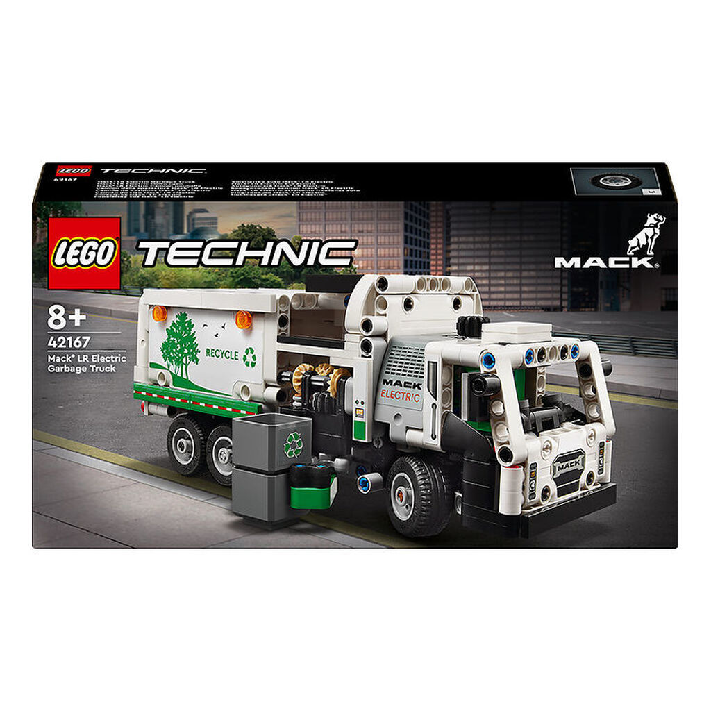 LEGOÂ® Technic - Mack LR Electric-skraldevogn 42167 - 503 Dele