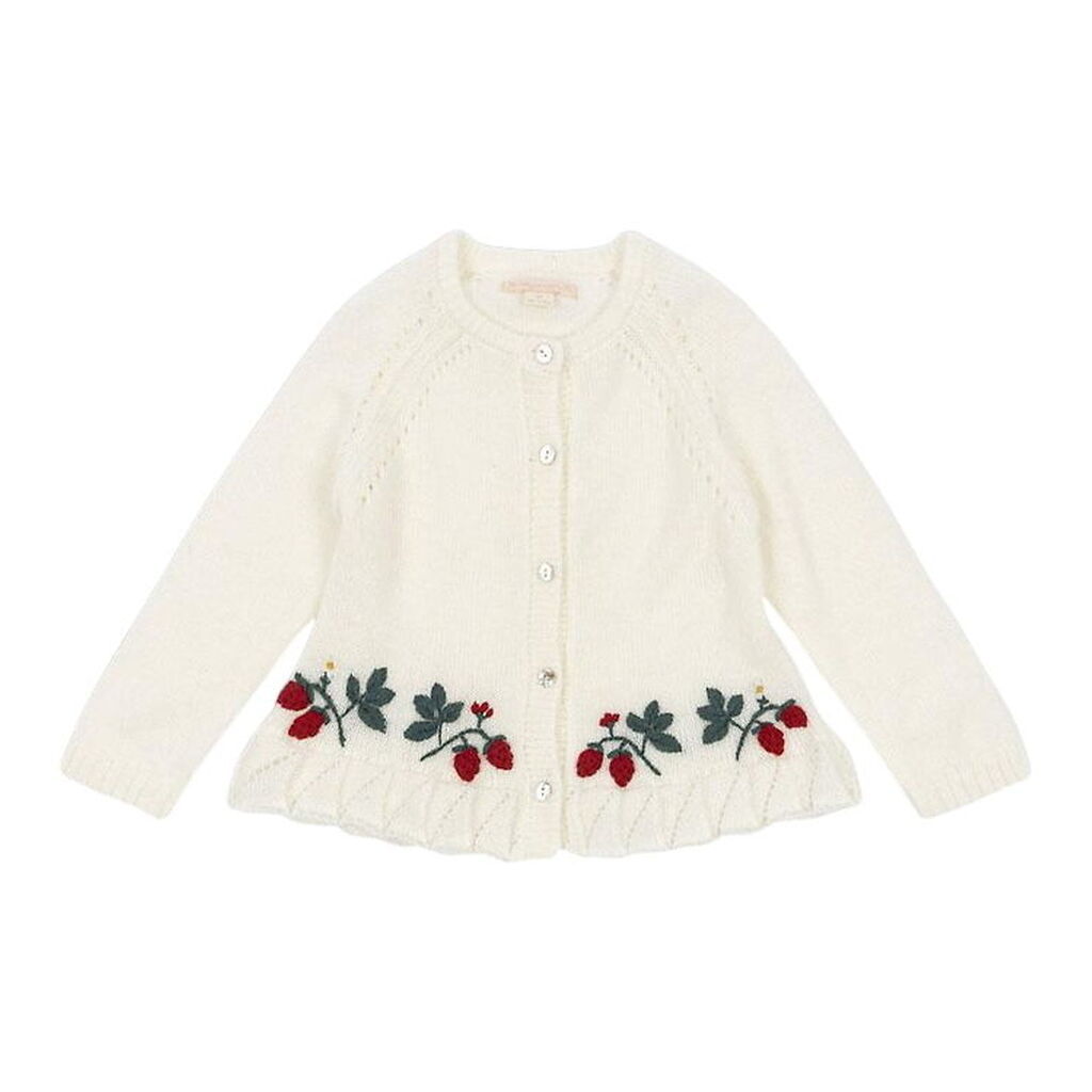 Konges Sløjd Cardigan - Strik - Minia - Bright White