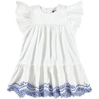 Molo Kjole - Cammas - Crisp White