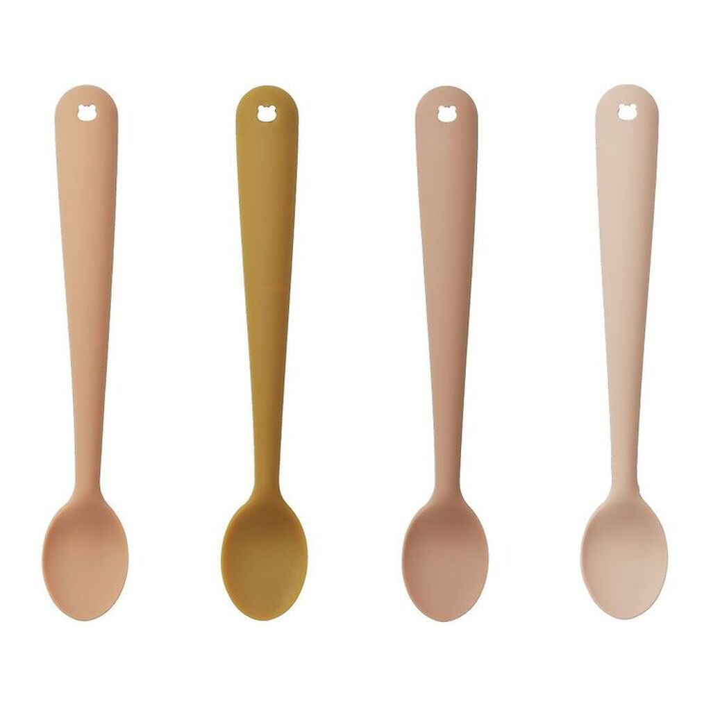 Liewood Skeer - Siv - 4-pak - Silikone - Tuscany Rose Multi Mix