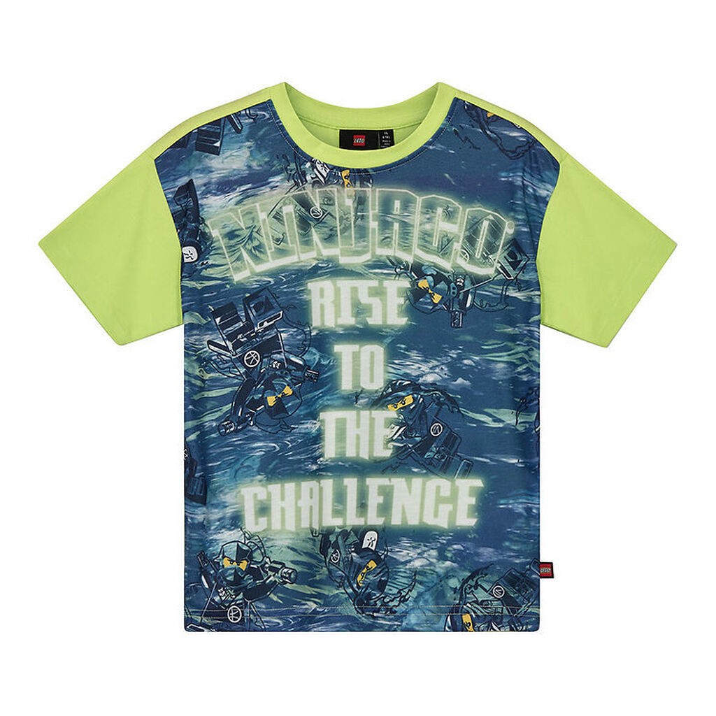 LEGOÂ® Ninjago T-shirt - LwTaffy 308 - Lysegrøn m. Print
