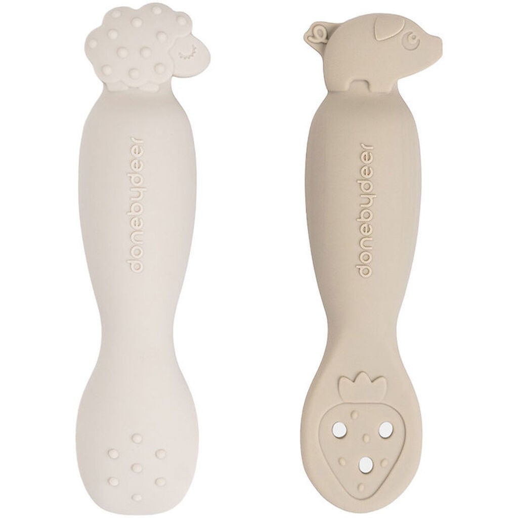 Done By deer Babyskeer - 2-pak - Tiny Farm - Sand