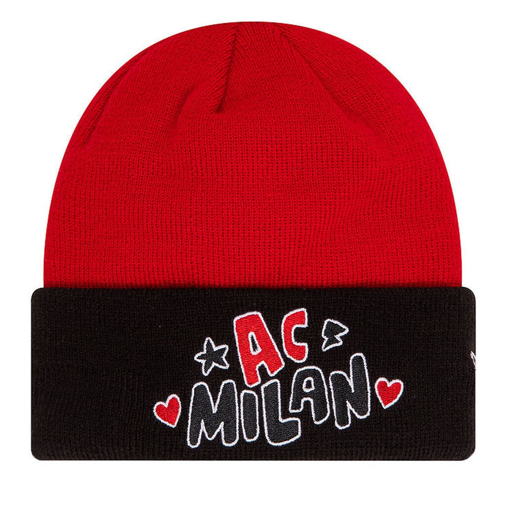 New Era Hue - Strik - AC Milan - Rød/Sort