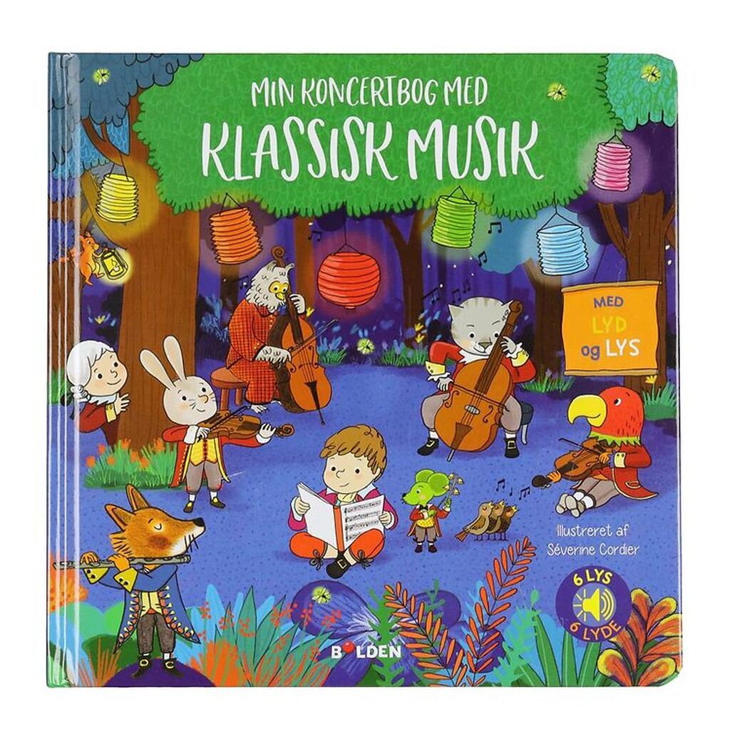 Forlaget Bolden Bog m. Lyd/Lys - Koncertbog med Musik - Dansk