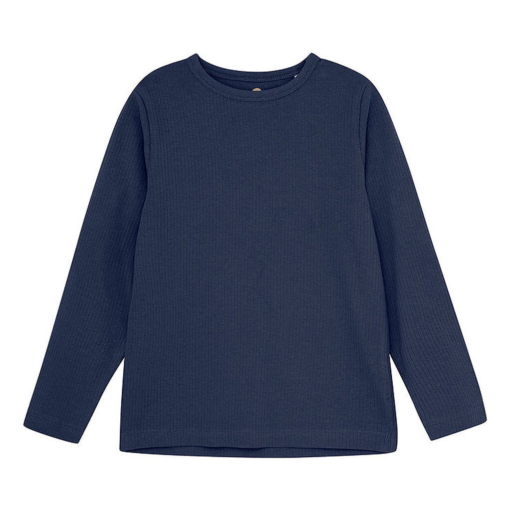 En Fant Bluse - Rib - Indigo Blue