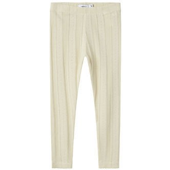 Name It Leggings - Noos - NmfJulia - Summer Sand m. Hulmønster