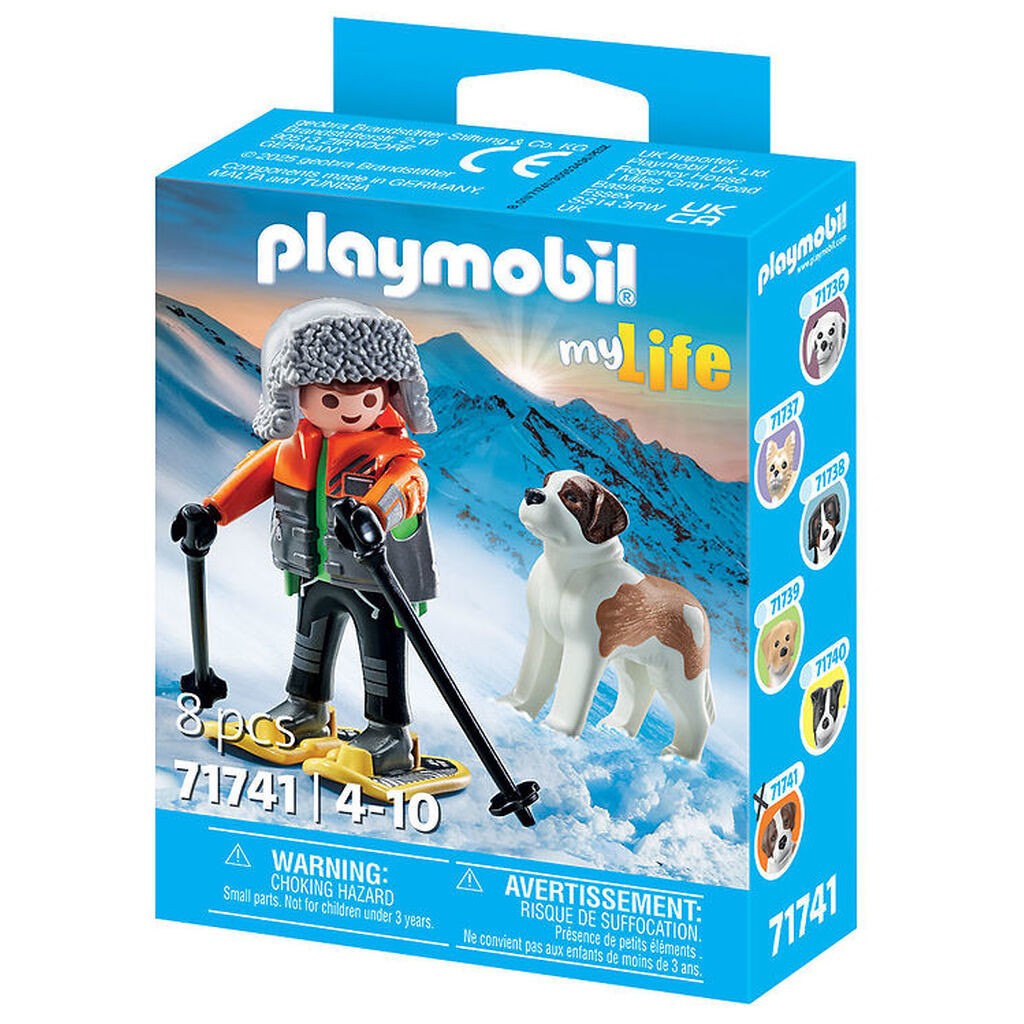 Playmobil My Life - Hiker m. Sanktbernard - 71741 - 8 Dele