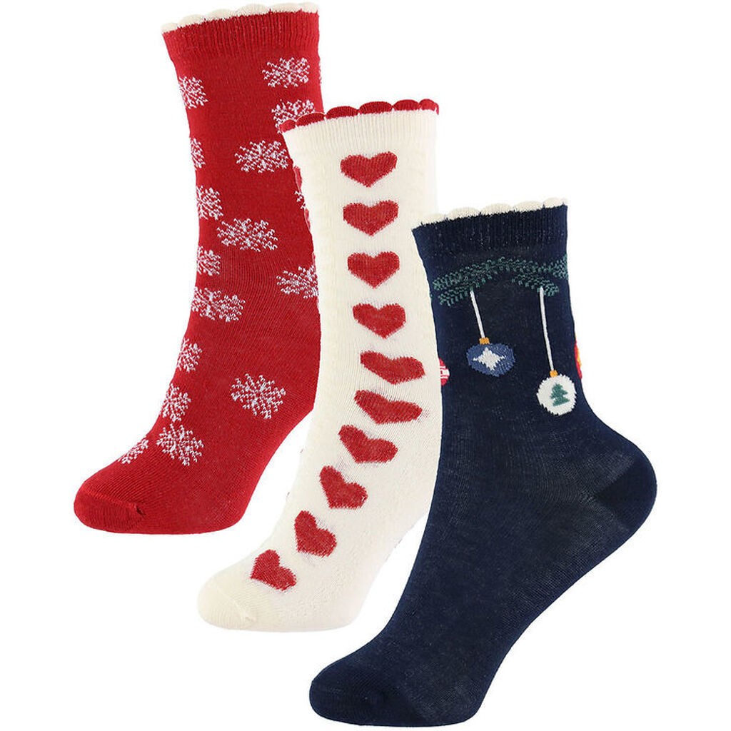 Minymo Strømper - 3-pak - Rio Red