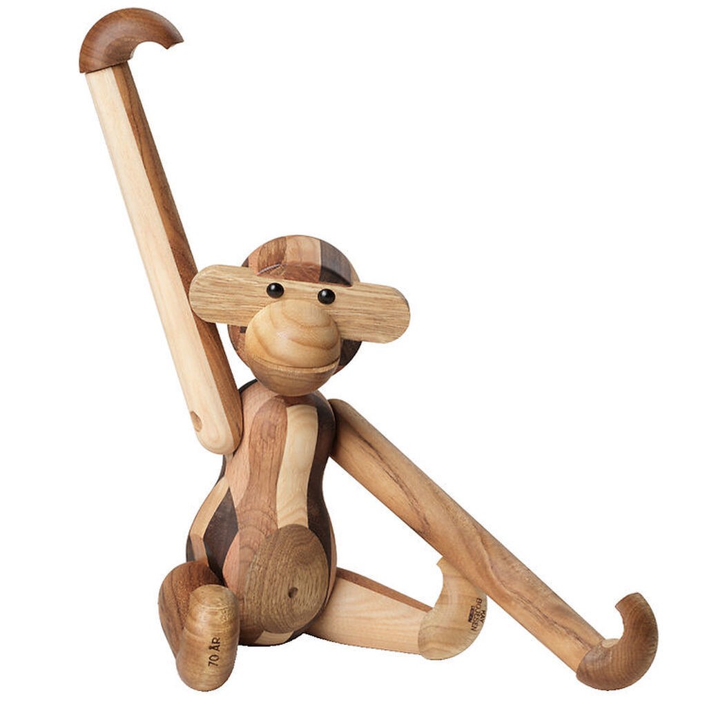 Kay Bojesen Træfigur - Abe - Mellem - Reworked