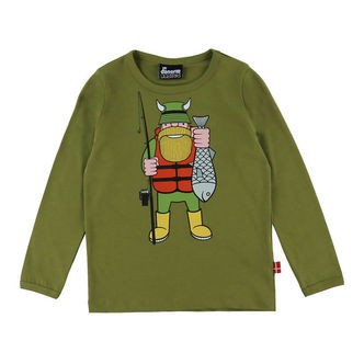 Danefæ Bluse - Danebasic - Olive Fiskvik Din Ven