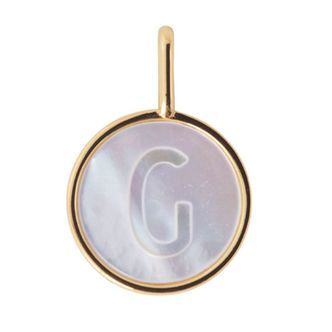 Design Letters Vedhæng Til Halskæde - G - Pearl Gold