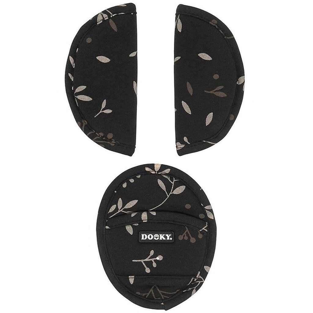 Dooky Universelle Puder - Romantic Leaves - Sort