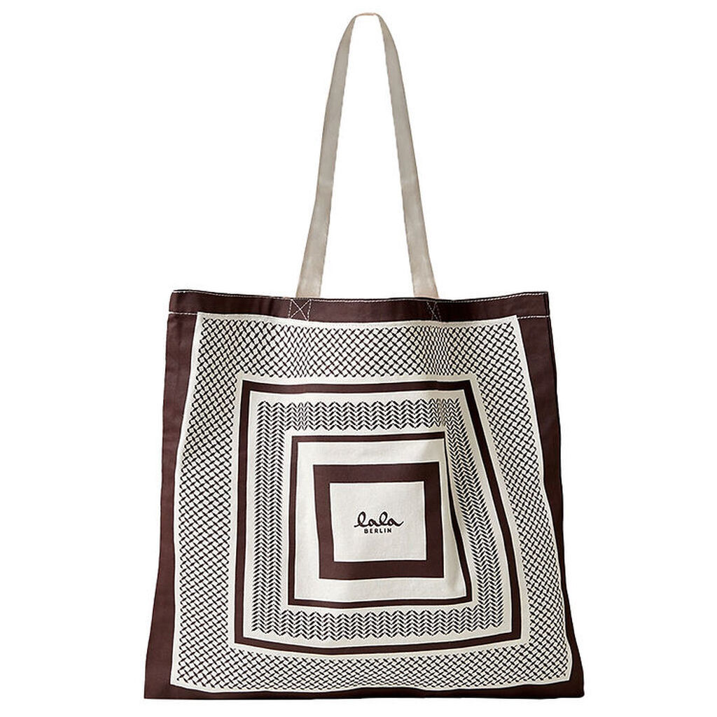 Lala Berlin Shopper - Maja - Heritage Stripe Brown