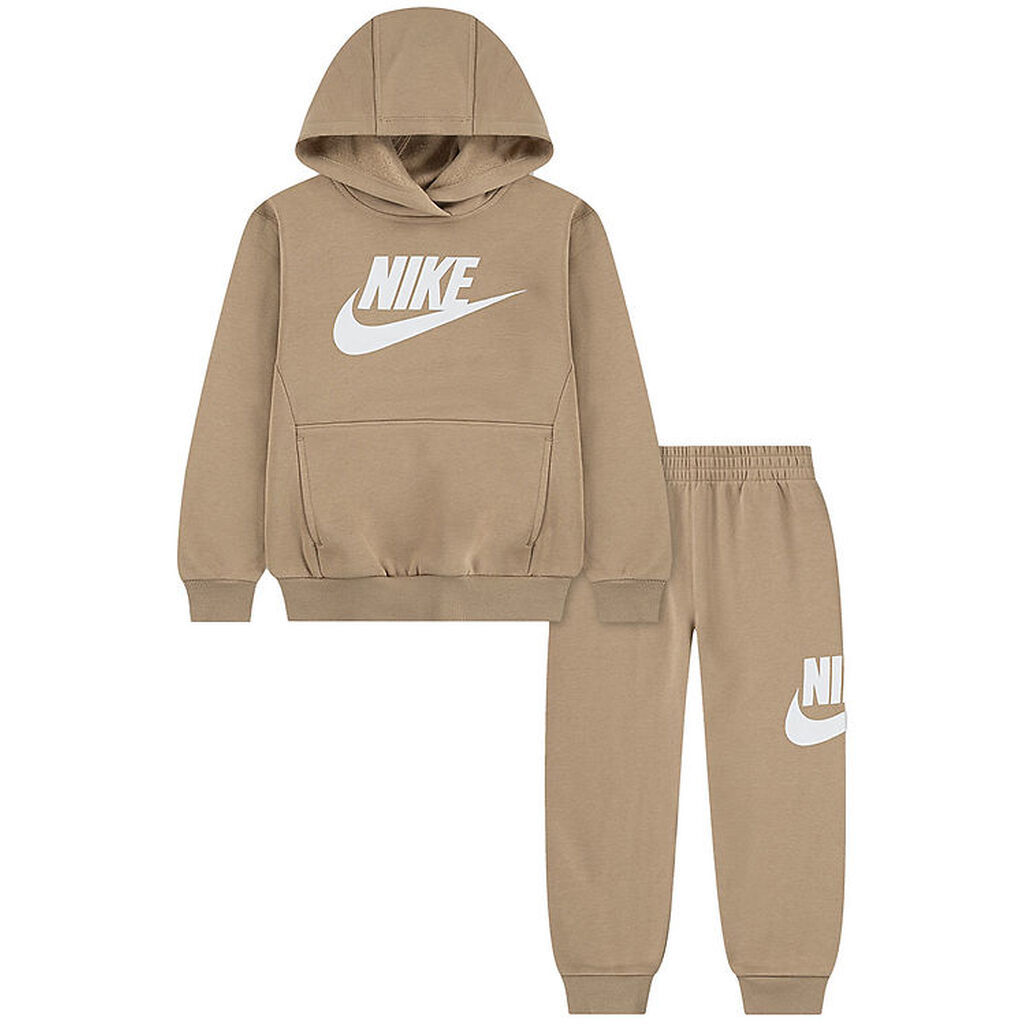 Nike Sweatsæt - Hemp/Hvid