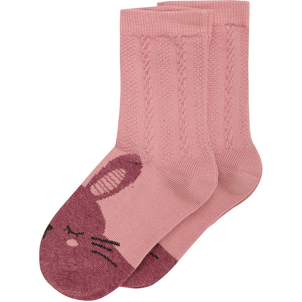 Minymo Strømper - 2 pak- Ash Rose