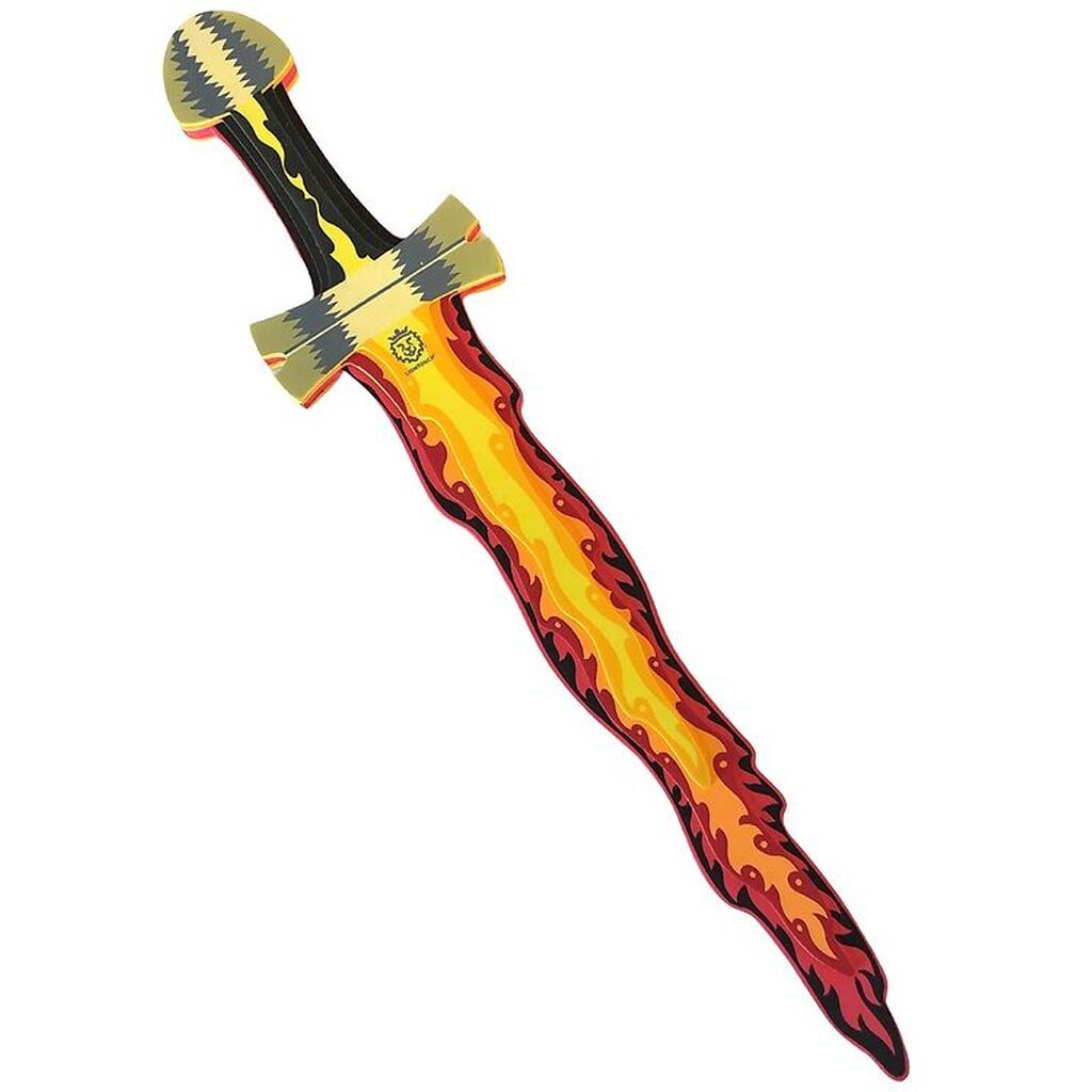 Liontouch Udklædning - Flammesværd - Rød