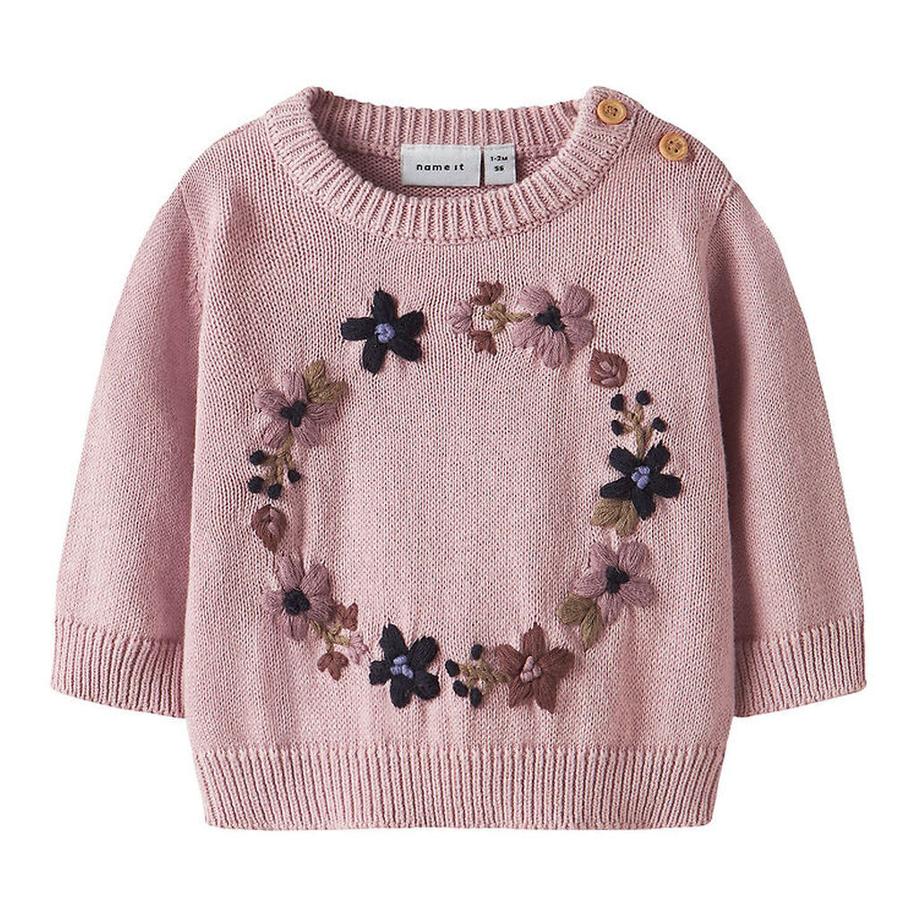 Name It Bluse - Strik - NmfOpair - Burnished Lilac