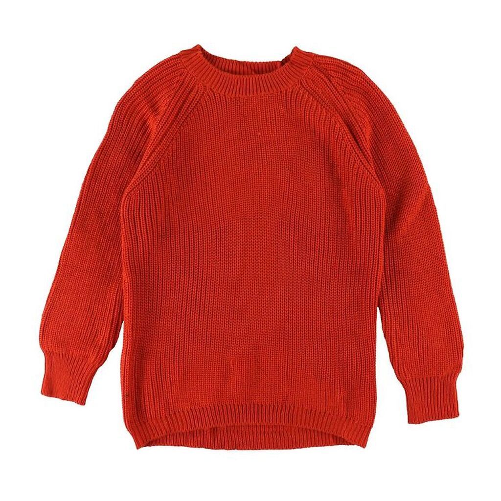 Add to Bag Bluse - Strik - Burned Red