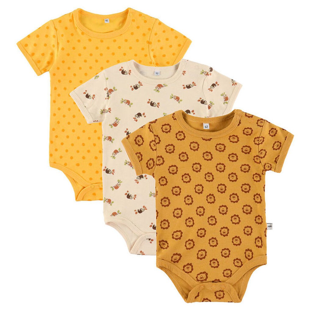 Pippi Body k/æ - 1 stk. - Assorteret - Unisex m. Mønster