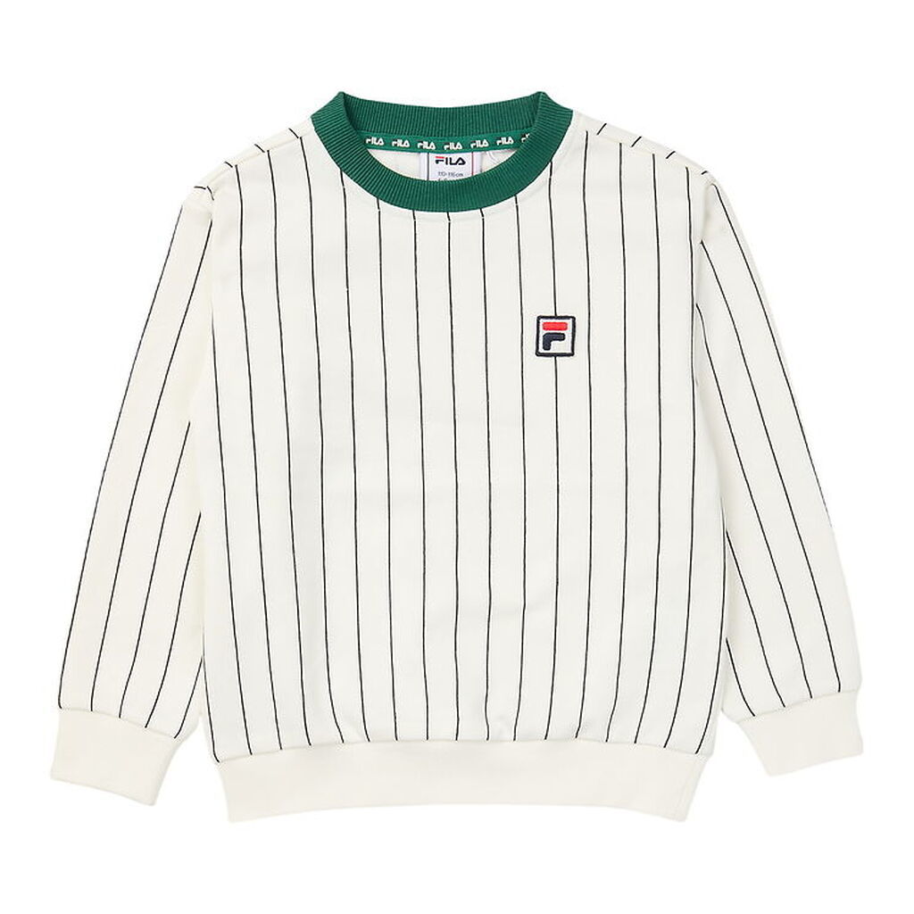 Fila Sweatshirt - Lubaco - Egret/Black Striped
