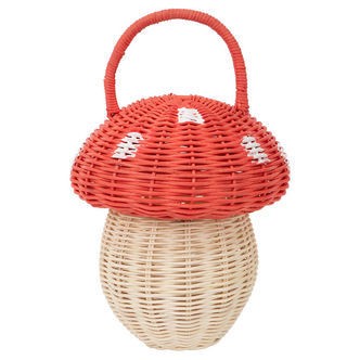 Meri Meri Kurv - 20x18 cm - Mushroom basket