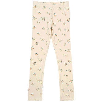 The New Leggings - TnThe New - White Swan Blue Flower AOP
