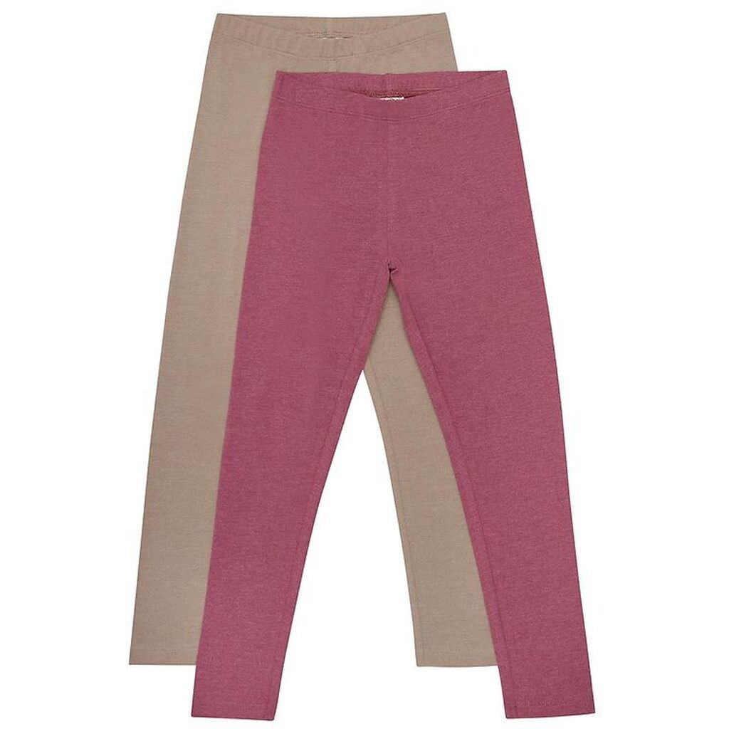 Minymo Leggings - 2-pak - Apple Butter