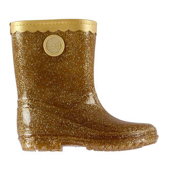 Sofie Schnoor Gummistøvler - Champagne m. Glimmer