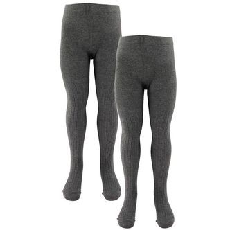 Name It Strømpebukser - Noos - Rib - NknPantyhose - 2-pak - Dark